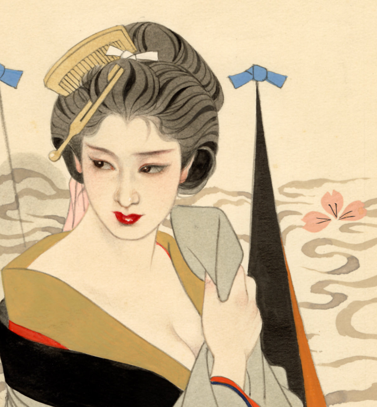 志村立美：日本の雑誌の表紙の絵（販売） – Egenolf Gallery Japanese