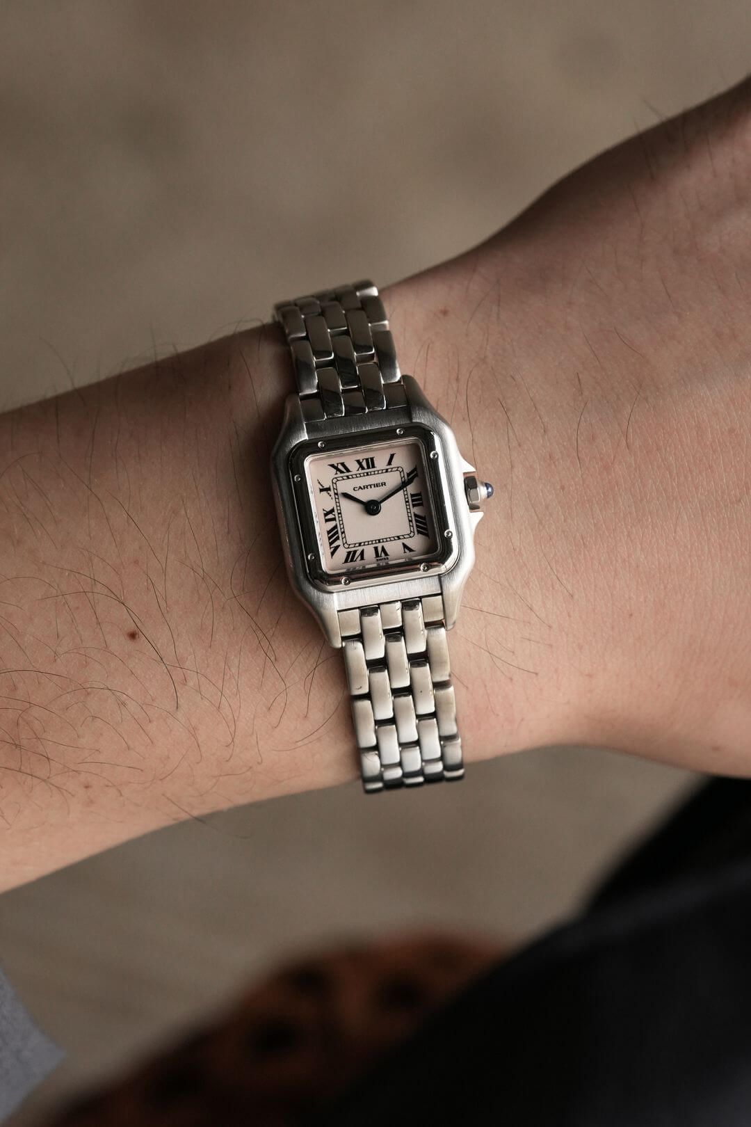 カルティエ/パンテール ドゥ カルティエSM/ホワイトローマンダイヤル