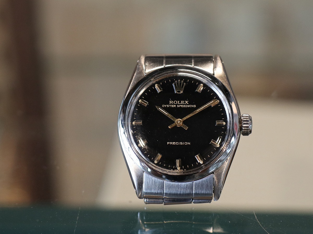ロレックス/オイスタースピードキング/ミラーダイヤル/手巻き/リベッド