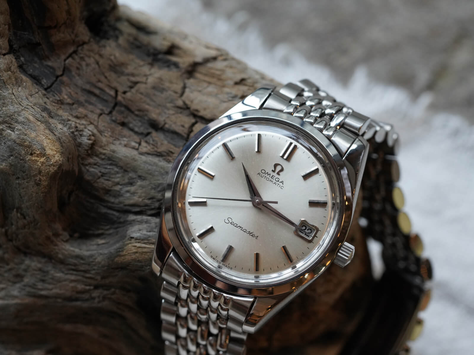 オメガ/シーマスターデイト/シルバーダイヤル/Omega/Seamaster Date