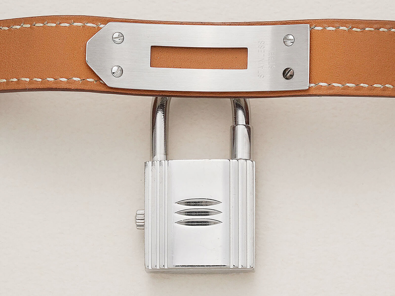 エルメス/ケリーウォッチドゥブルトゥール/シルバーダイヤル/Hermes