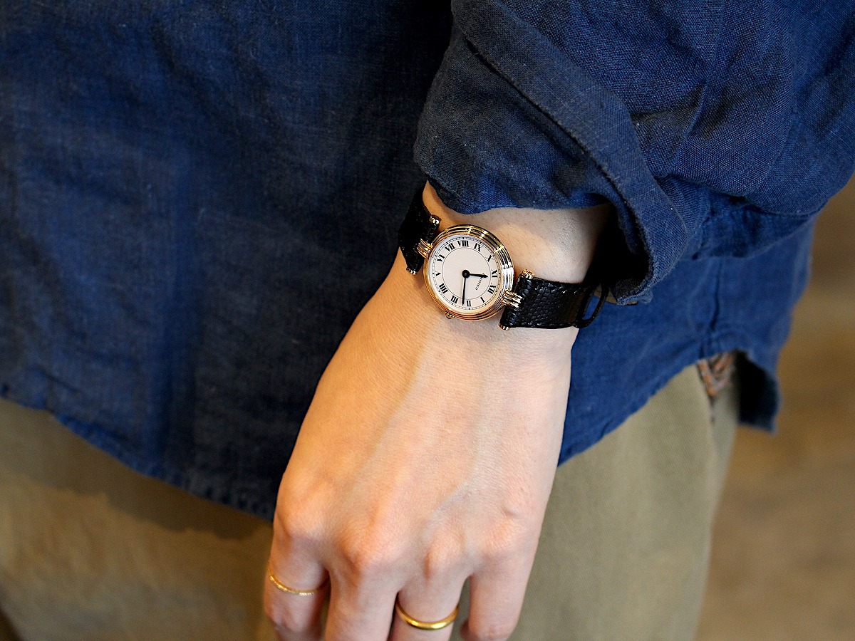 カルティエ/VLCヴァンドームSM/PARISダイヤル/18Kトリニティ/Ref881004