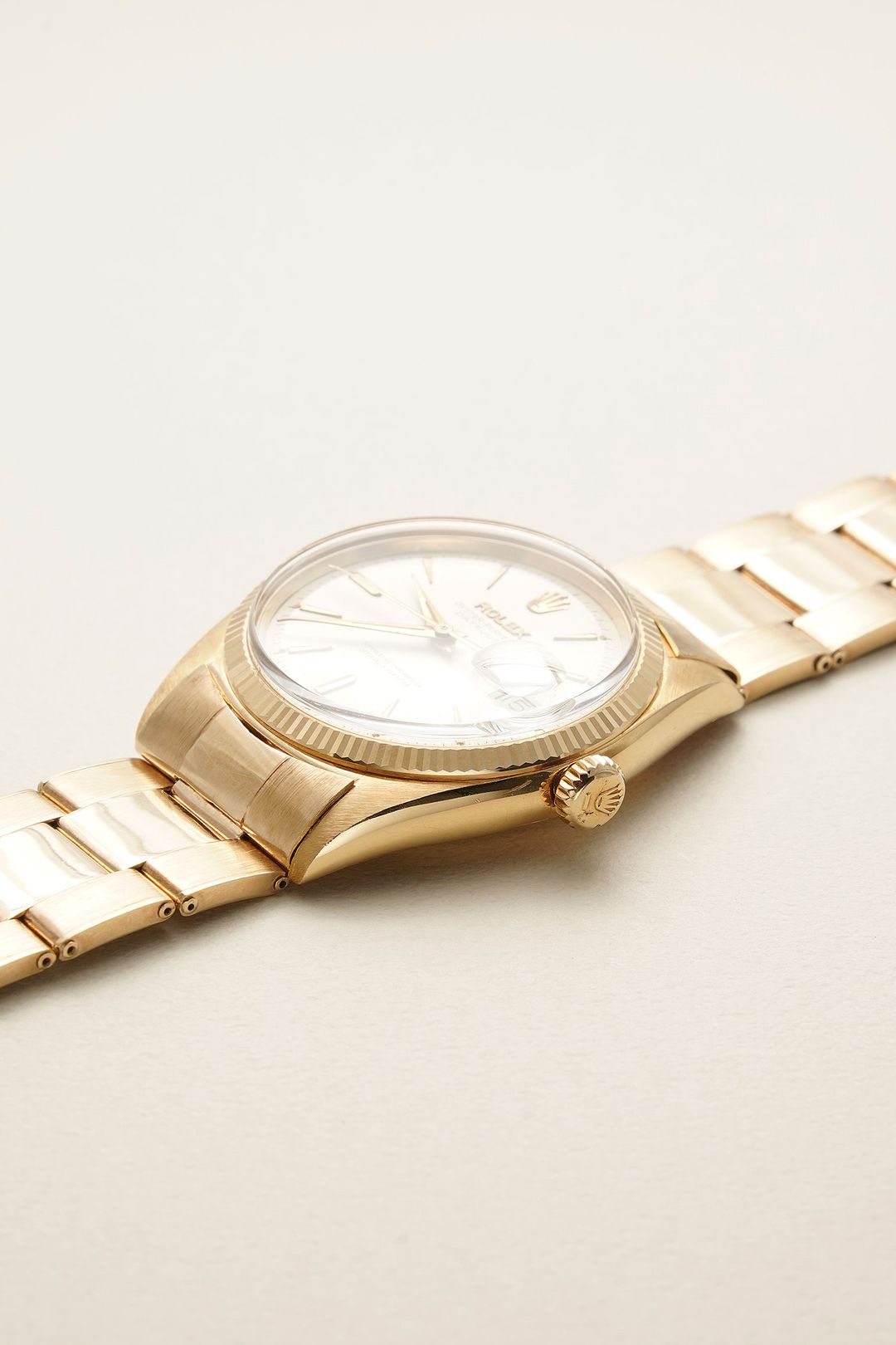 ロレックス/デイトジャスト/クサビホワイトダイヤル/クロノメーター