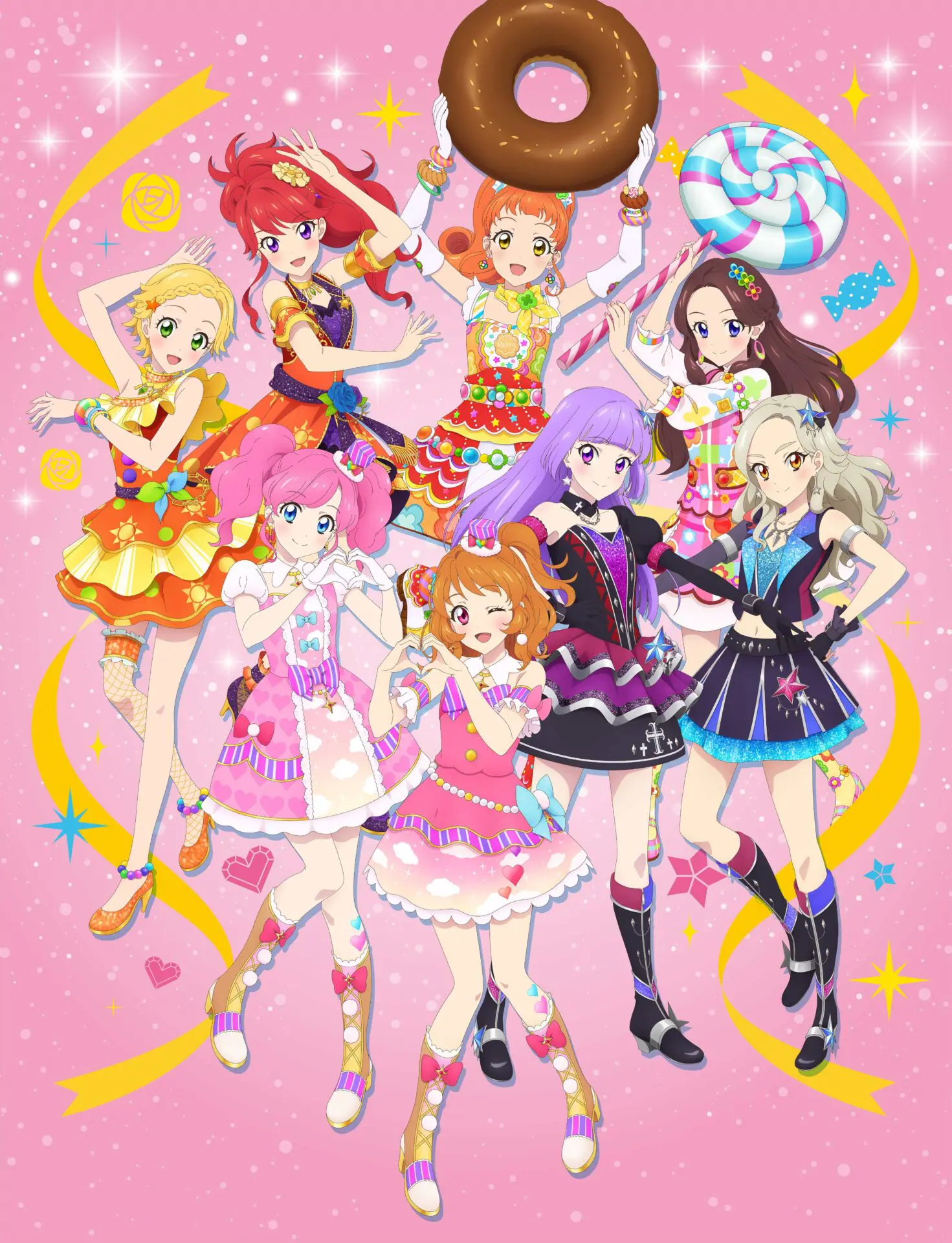 アイカツ！メモリアルステージ』キービジュアルが公開！ あかりたち8人