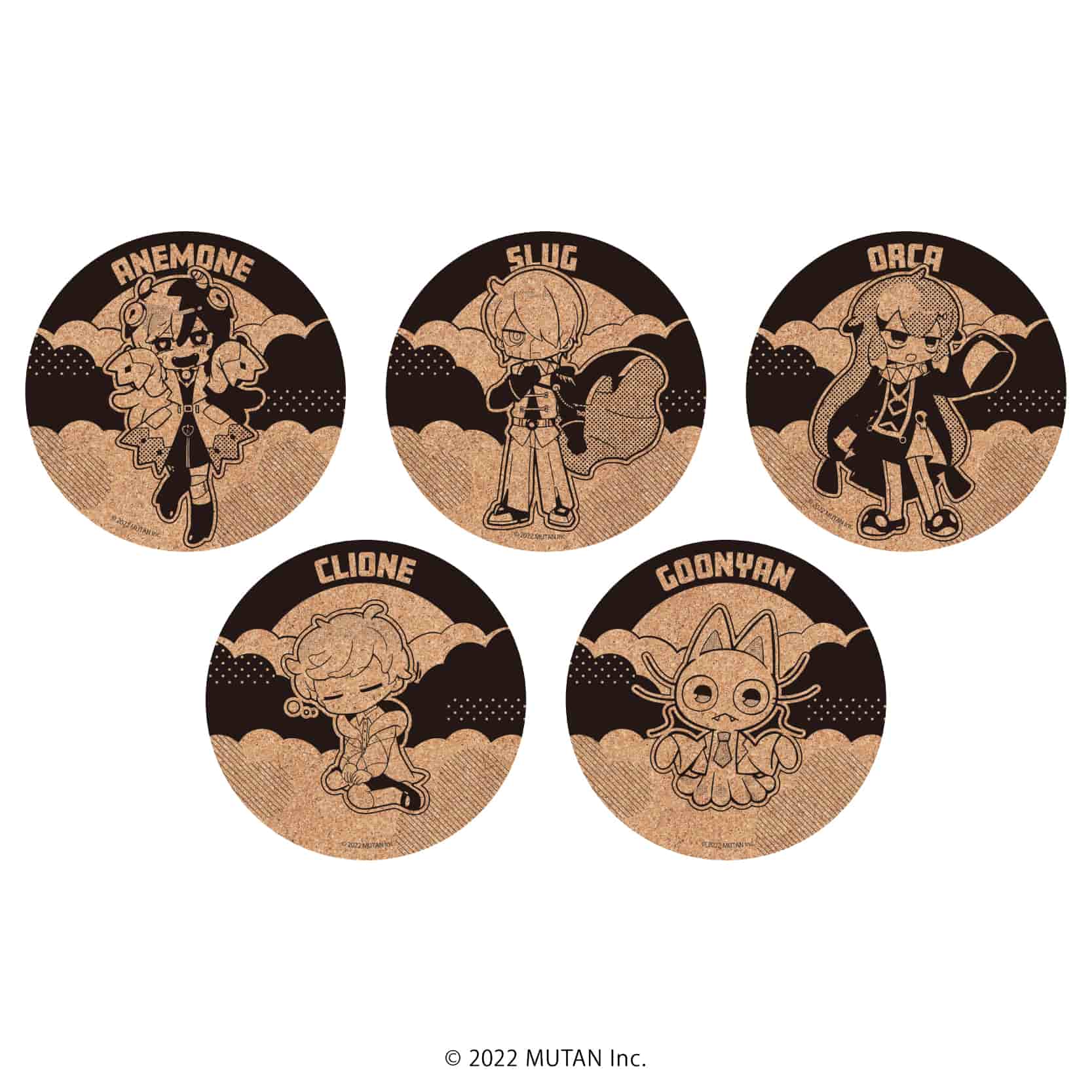 コルクコースター「GOONYA MONSTER」01/コンプリートBOX(全5種)(公式