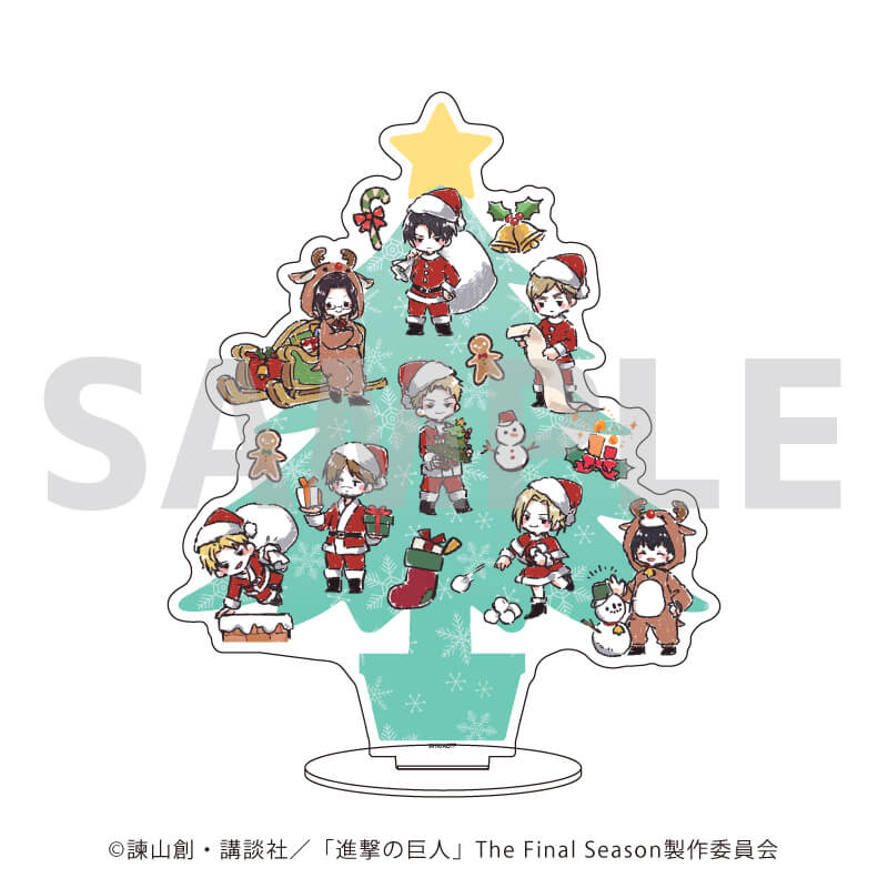 アクリルスタンド「進撃の巨人」37/クリスマスver. デザインB(グラフ