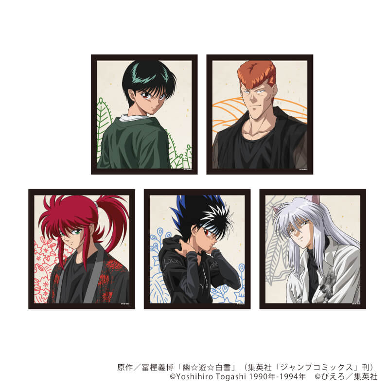 ミニ色紙「幽☆遊☆白書」01/和柄ver. ブラインド(5種)(描き下ろし