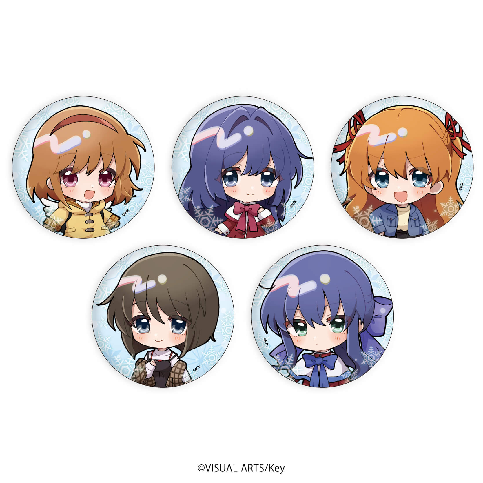 缶バッジ「Kanon」02/コンプリートBOX(全5種)(ミニキャライラスト