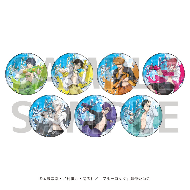 ホログラム缶バッジ(57mm)「TVアニメ『ブルーロック』」02/水着ver