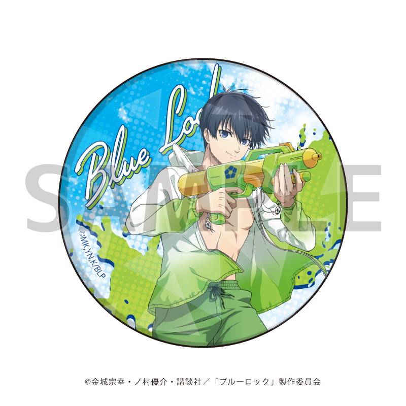 ホログラム缶バッジ(57mm)「TVアニメ『ブルーロック』」02/水着ver