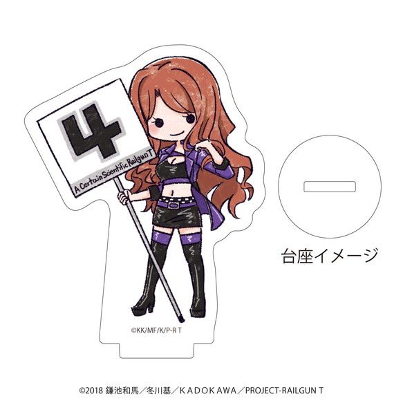 アクリルぷちスタンド「とある科学の超電磁砲T」06/カーレースver