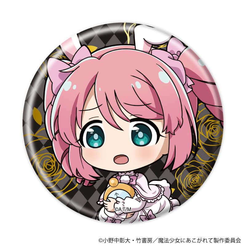 缶バッジ「魔法少女にあこがれて」03/不思議の国のアリスver
