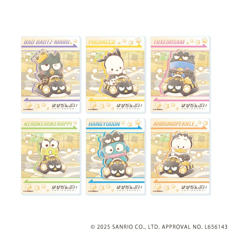 アクリルカード「はぴだんぶい」15/コンプリートBOX(全6種)(グラフ