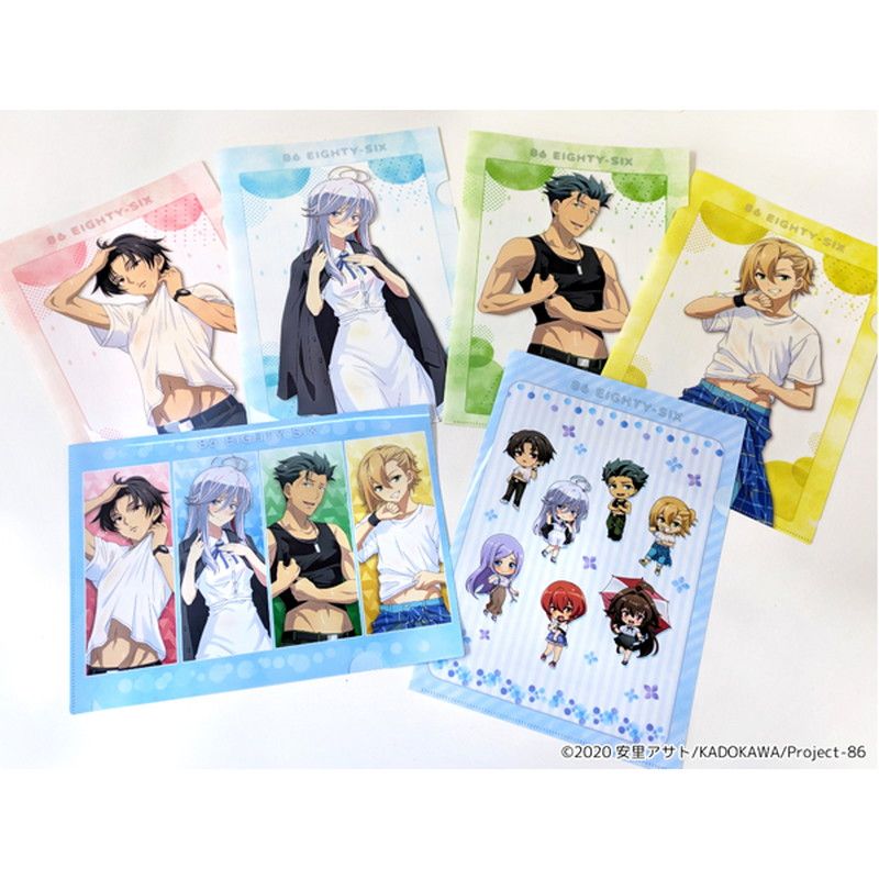 86―エイティシックス― 描き下ろしクリアファイル【レーナ】雨宿り