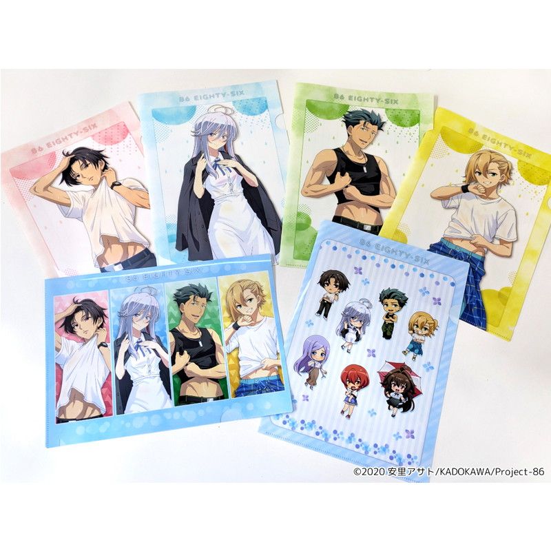 86―エイティシックス― 描き下ろしクリアファイル【セオ】雨宿り