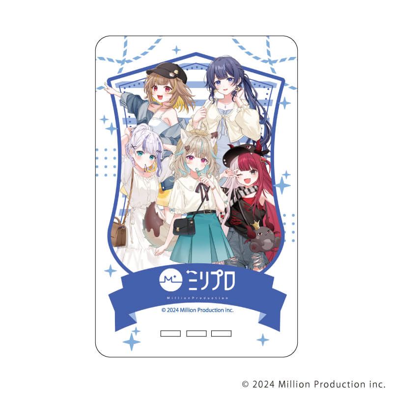 PIICA(R)(パスケース)「Million Production」01/集合イラスト 夏デート