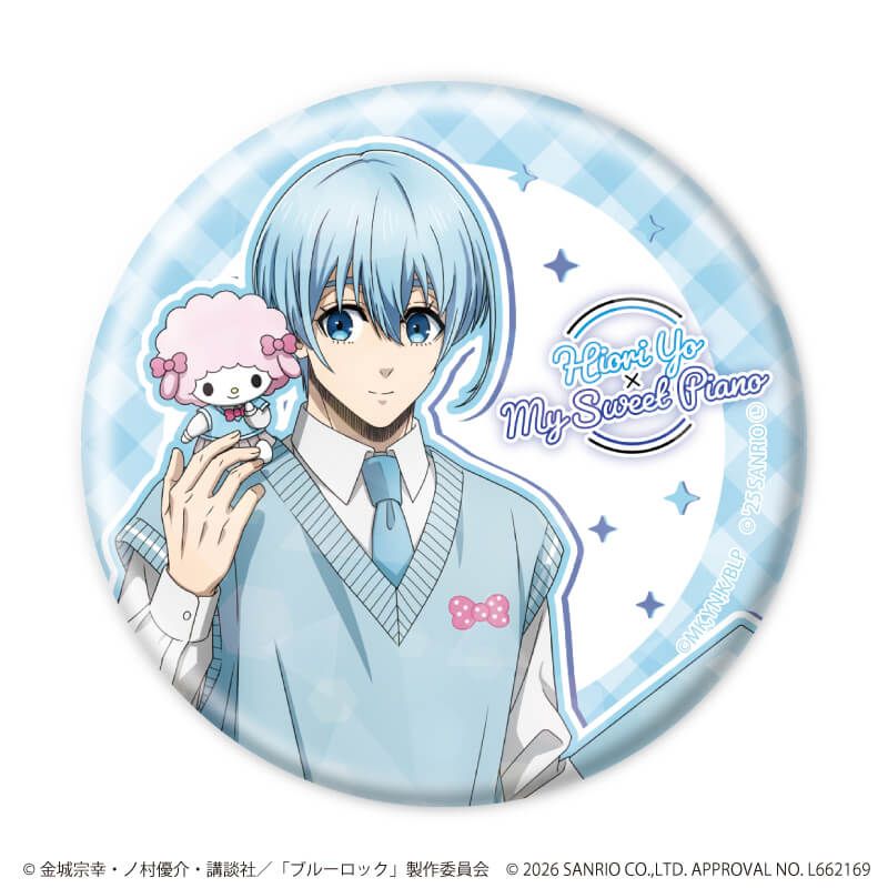 ホログラム缶バッジ(57mm)「TVアニメ『ブルーロック』×サンリオ