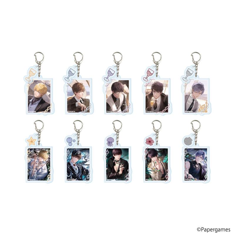 パーツ付きアクリルキーホルダー「恋とプロデューサー～EVOL×LOVE