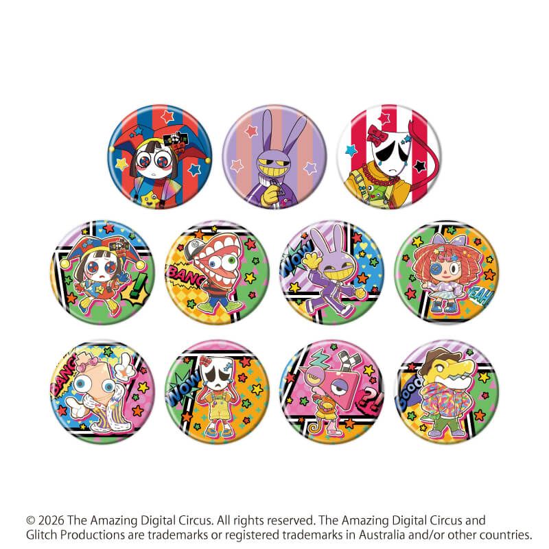 缶バッジ「アメイジング・デジタル・サーカス」02/カラフルver