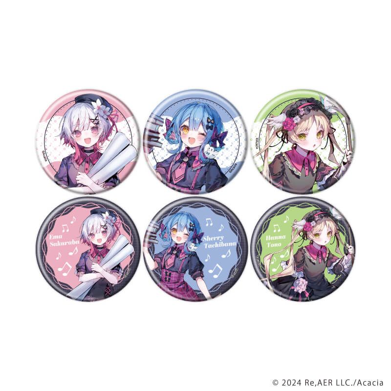 缶バッジ「魔法少女ノ魔女裁判」02/ショップ店員風ver. ブラインド(6種