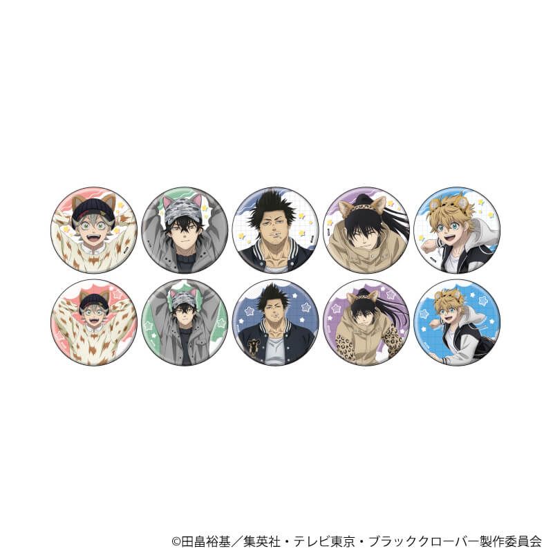 缶バッジ「ブラッククローバー」24/ケモミミカチューシャver