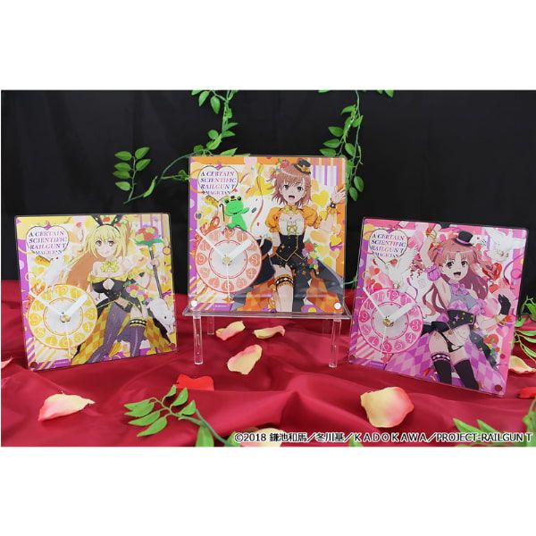 とある科学の超電磁砲T 描き下ろしアクリル置時計【御坂美琴