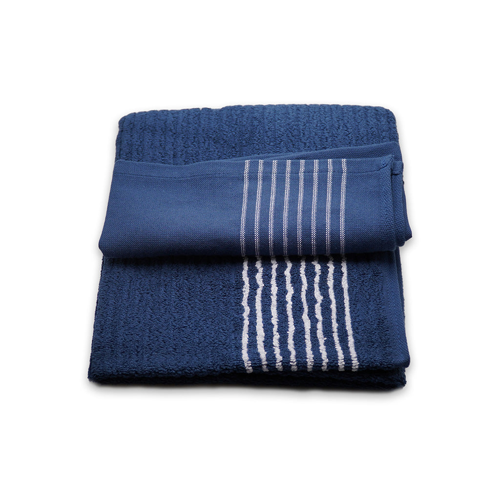 Retro Caddy Towel - Navy – Edel Golf