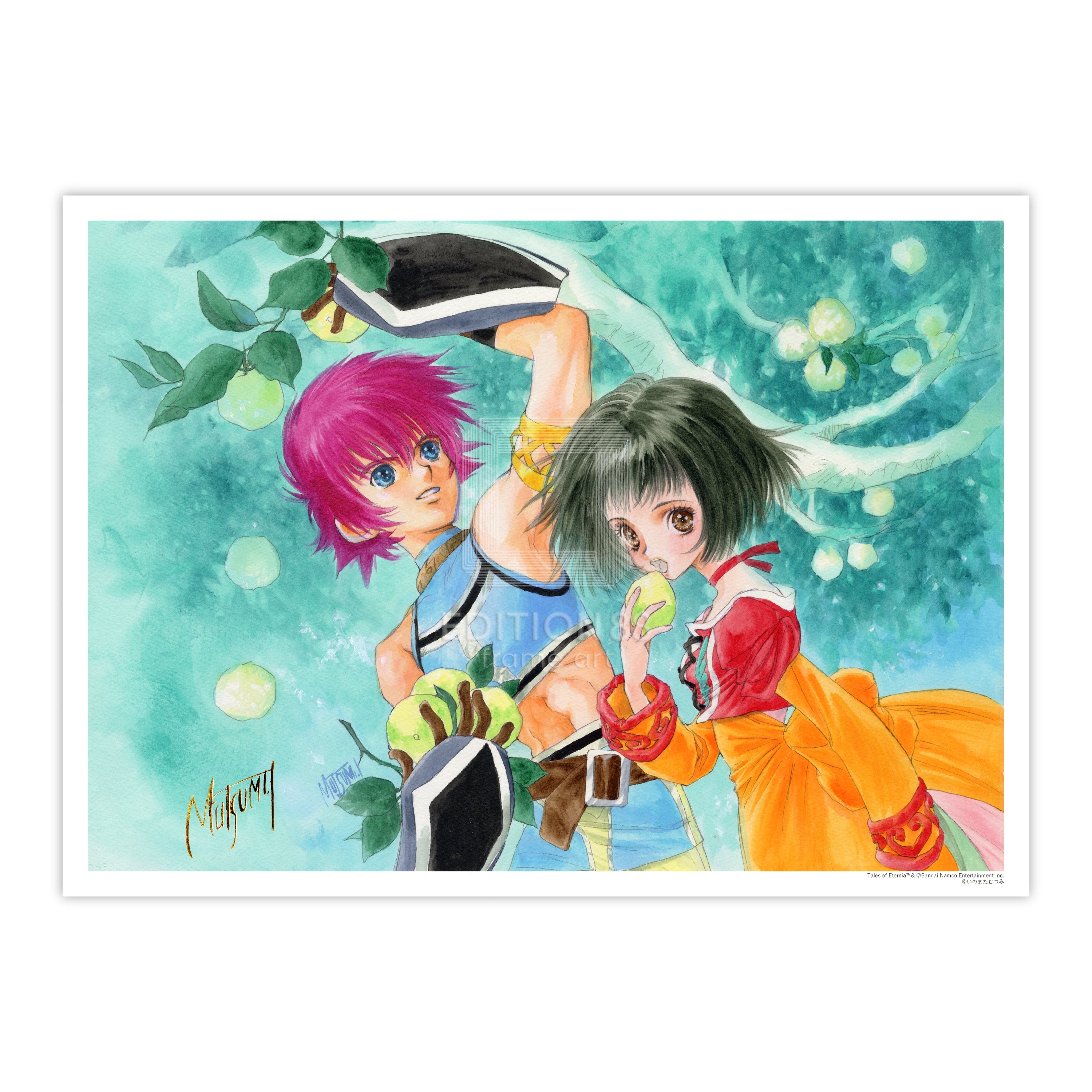 テイルズ オブ エターニア」88グラフ2/いのまたむつみ（箔押しサイン入り）