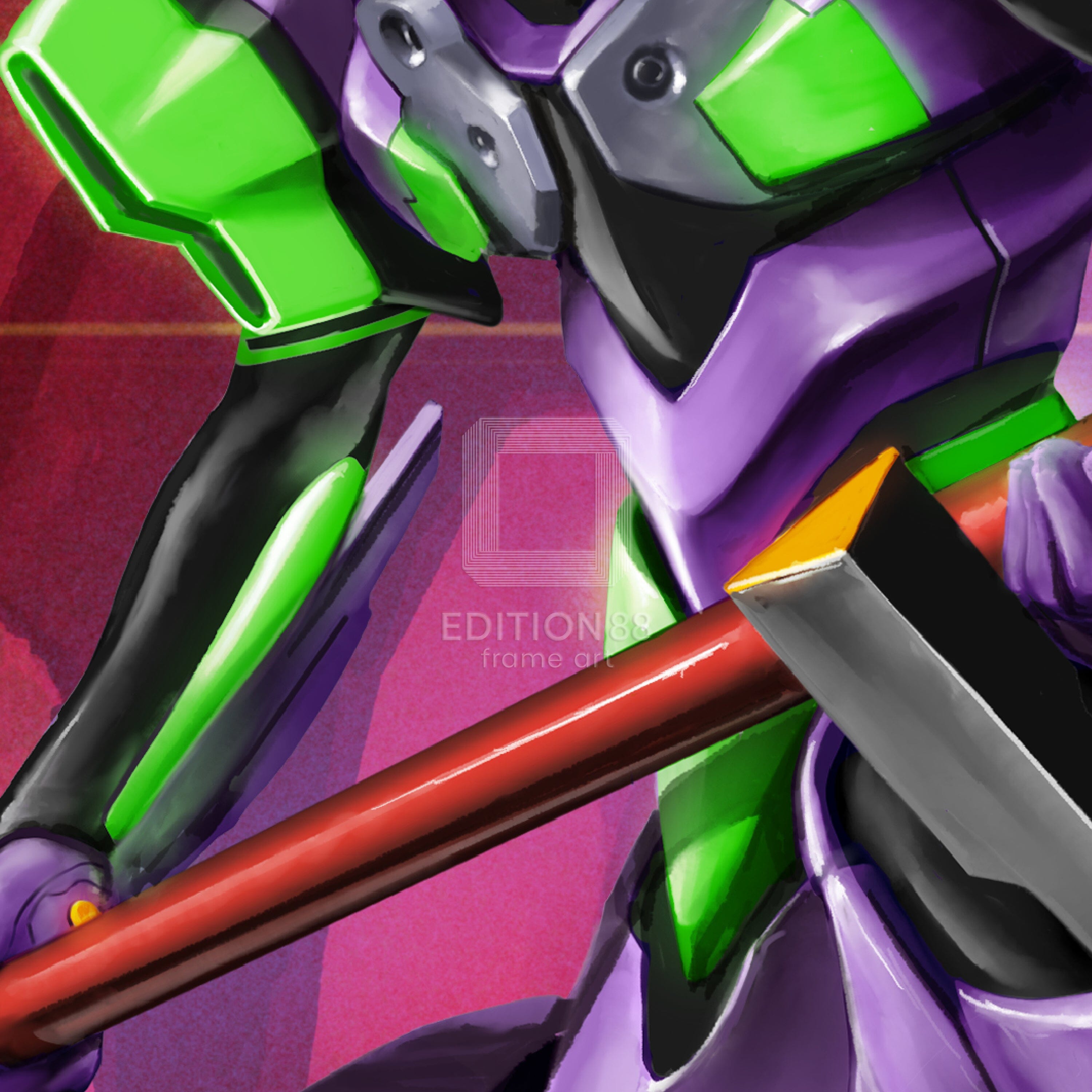 エヴァンゲリオン 88グラフ5/天神英貴（直筆サイン入り/限定100枚）