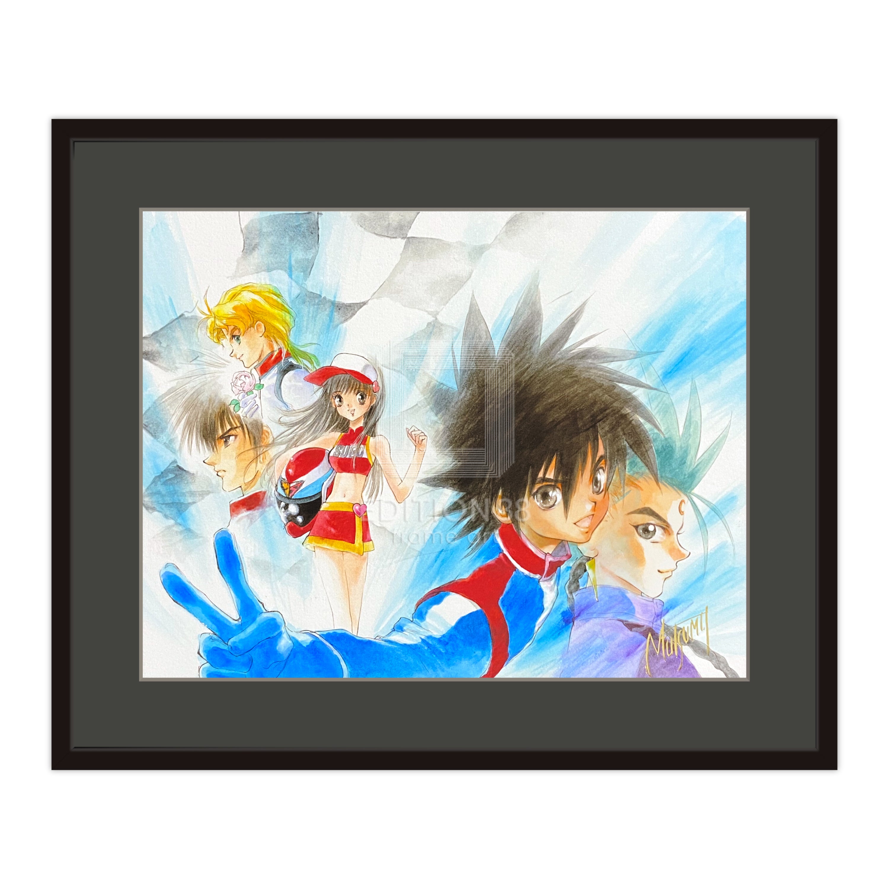 新世紀GPXサイバーフォーミュラ」88グラフ1/いのまたむつみ（箔押し