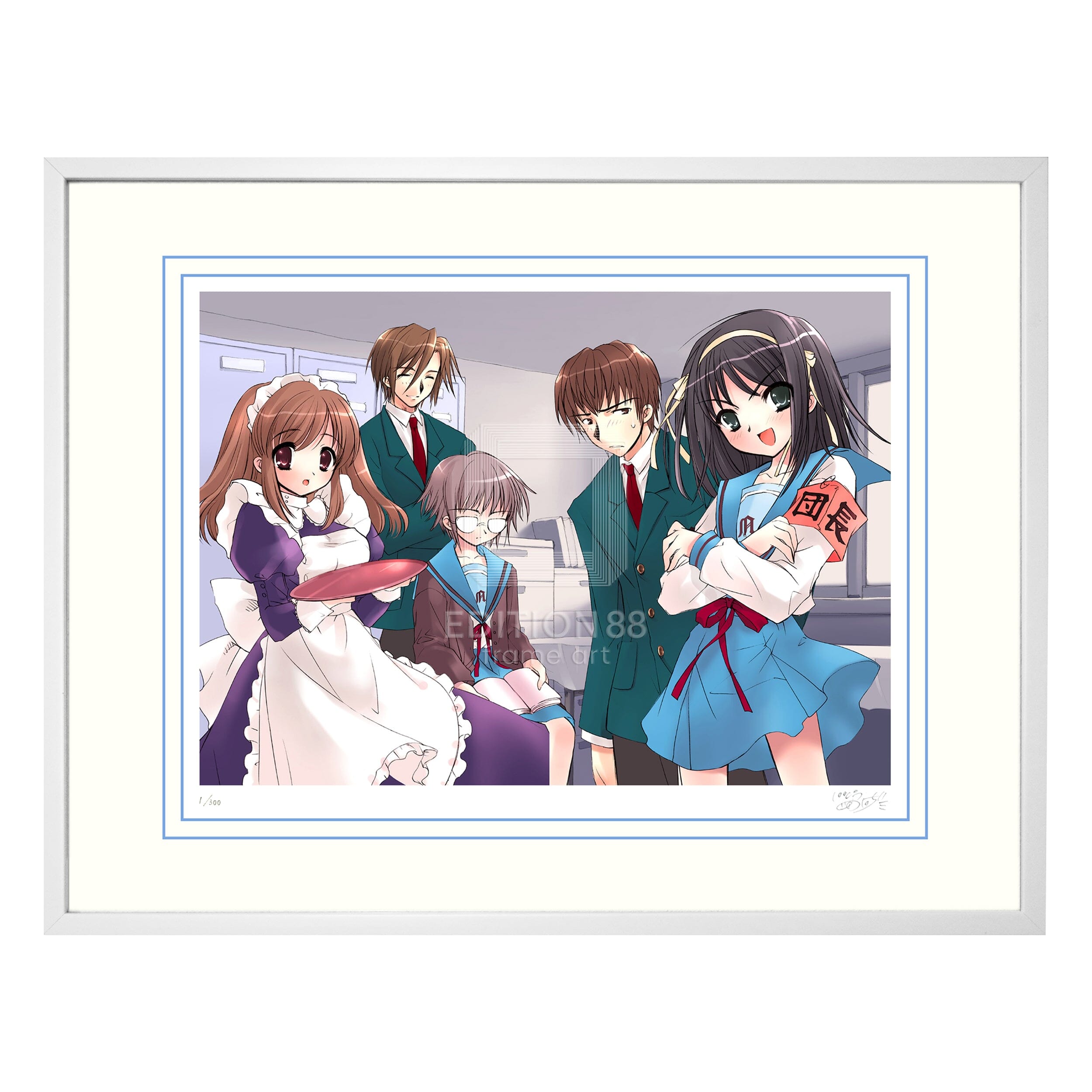 涼宮ハルヒの憂鬱」88グラフ2（「ザ・スニーカー」用イラスト 2003年6