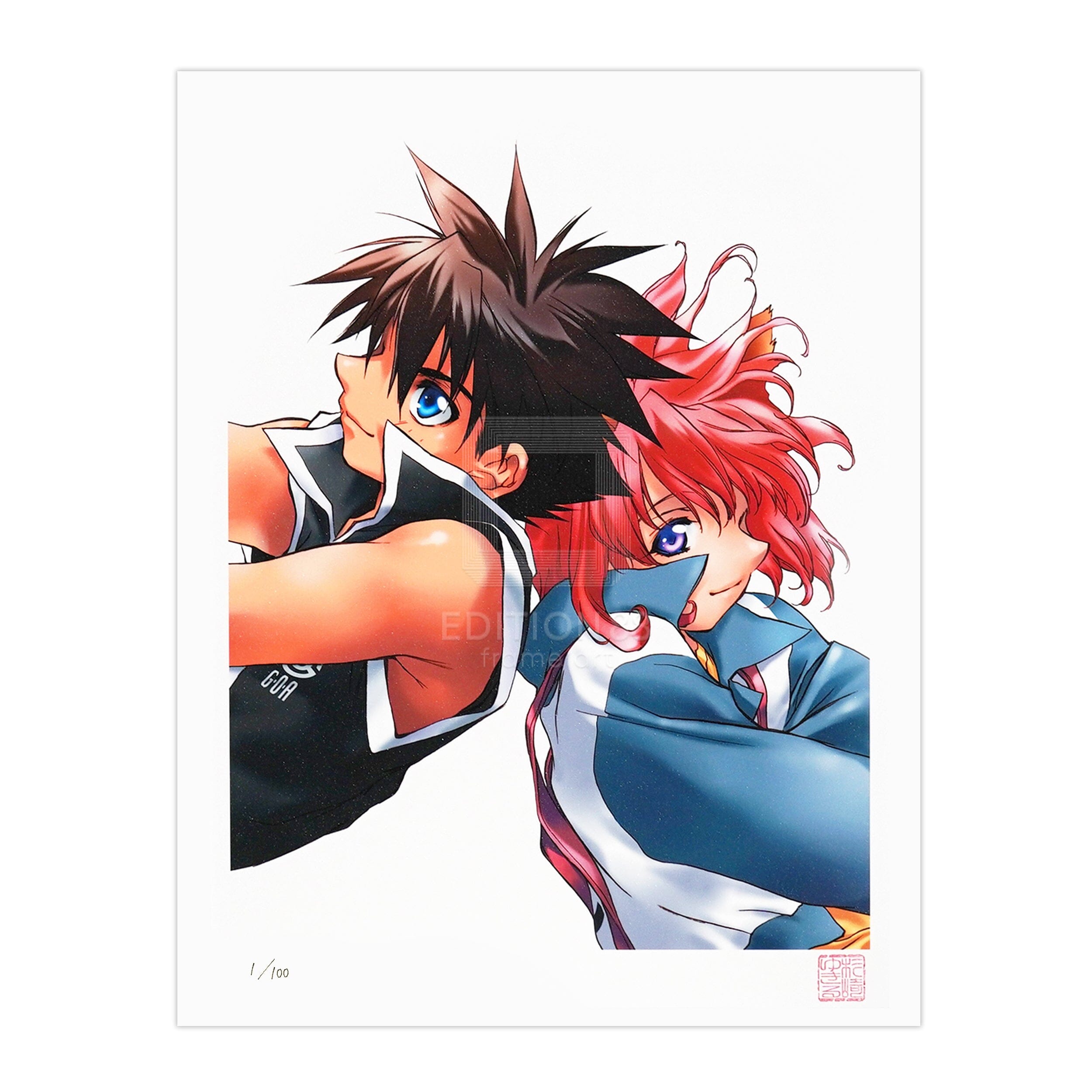 女神候補生」88グラフ1/ 杉崎ゆきる（落款入り / 限定100枚）