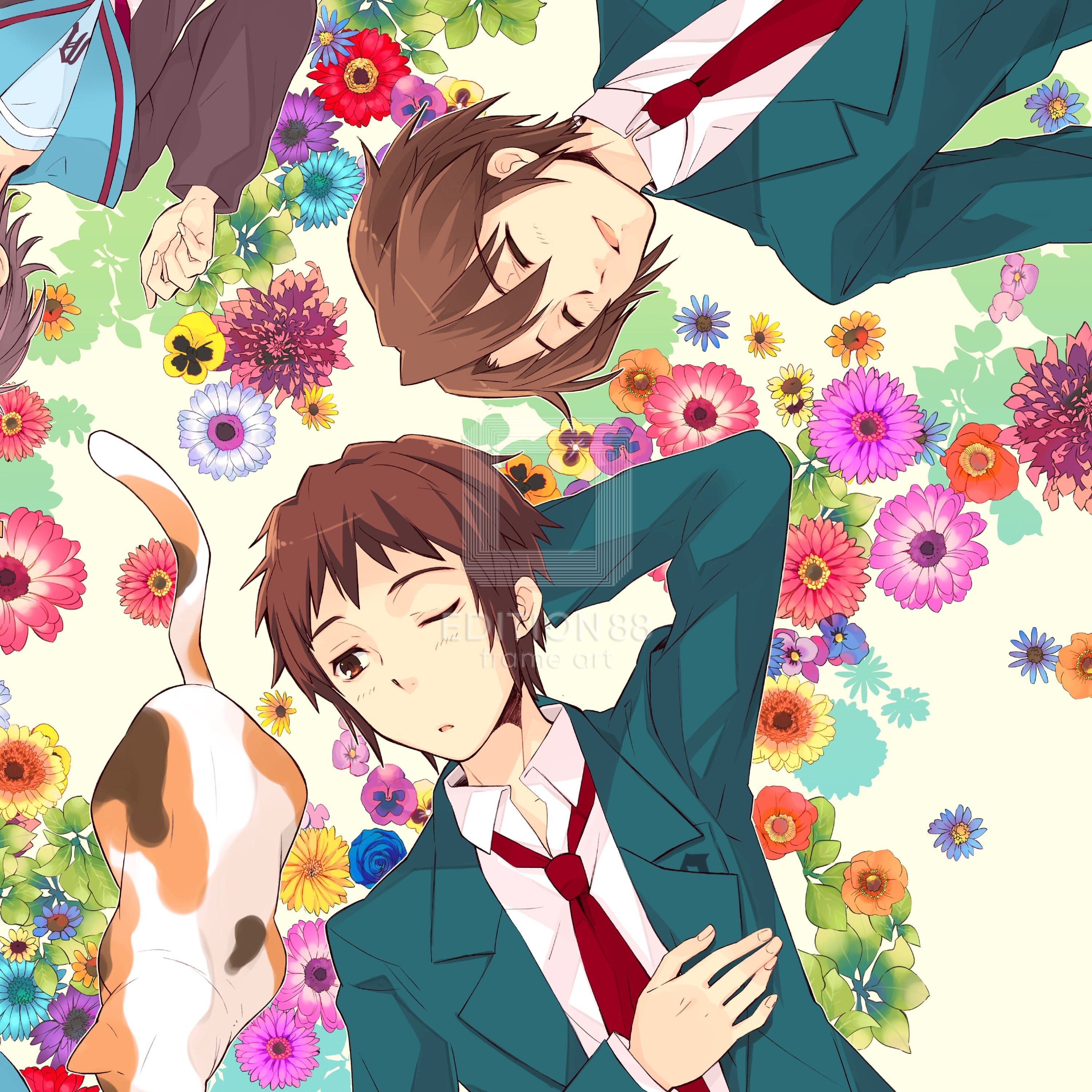 涼宮ハルヒの憂鬱」88グラフ1（画集『ハルヒ百花』」表紙