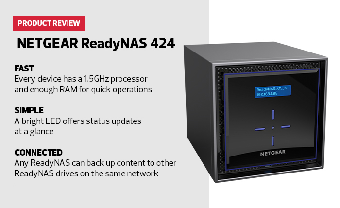 Review: NETGEAR ReadyNAS 424 Easily Saves Data in Educational