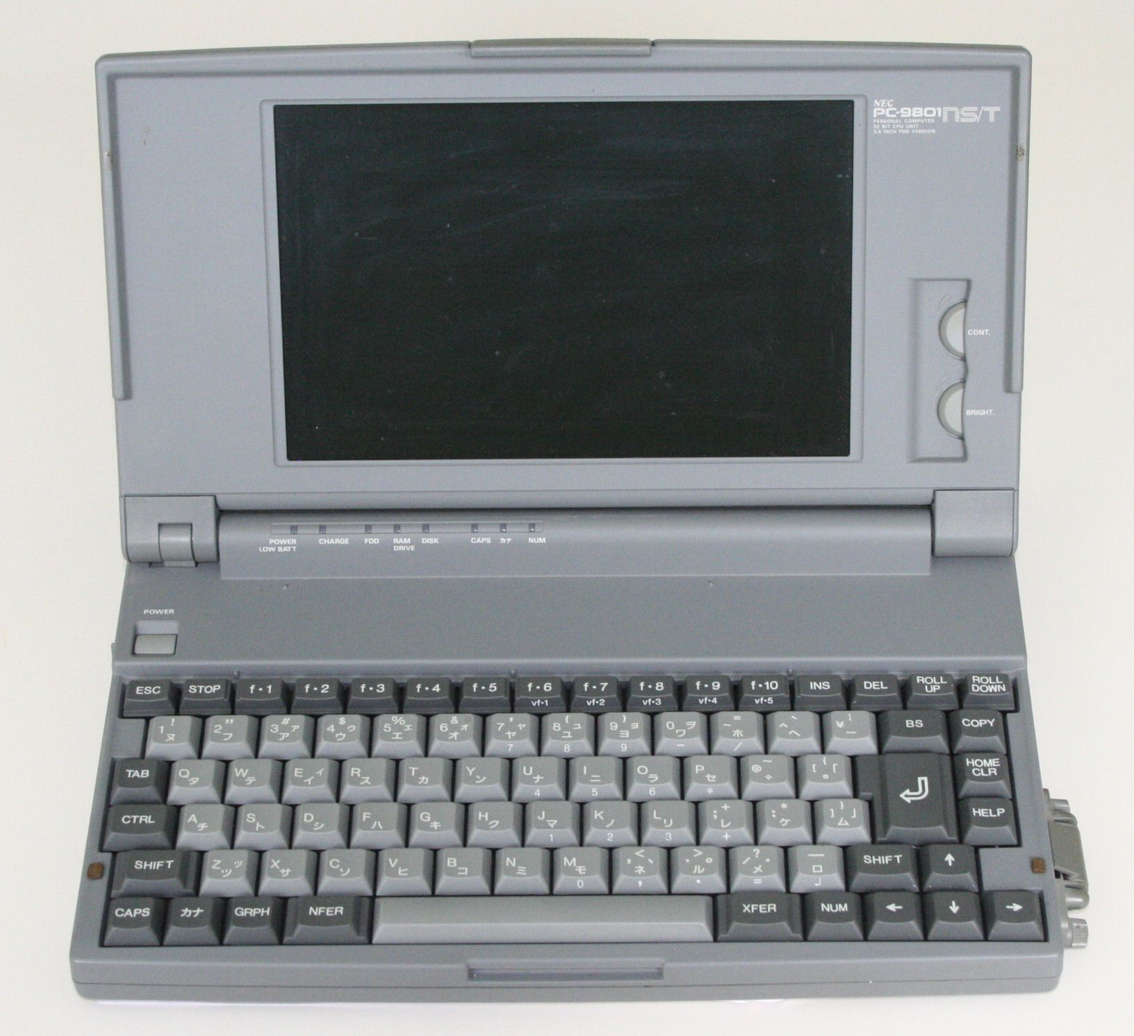 ノートパソコン NEC PC-9801NS/T