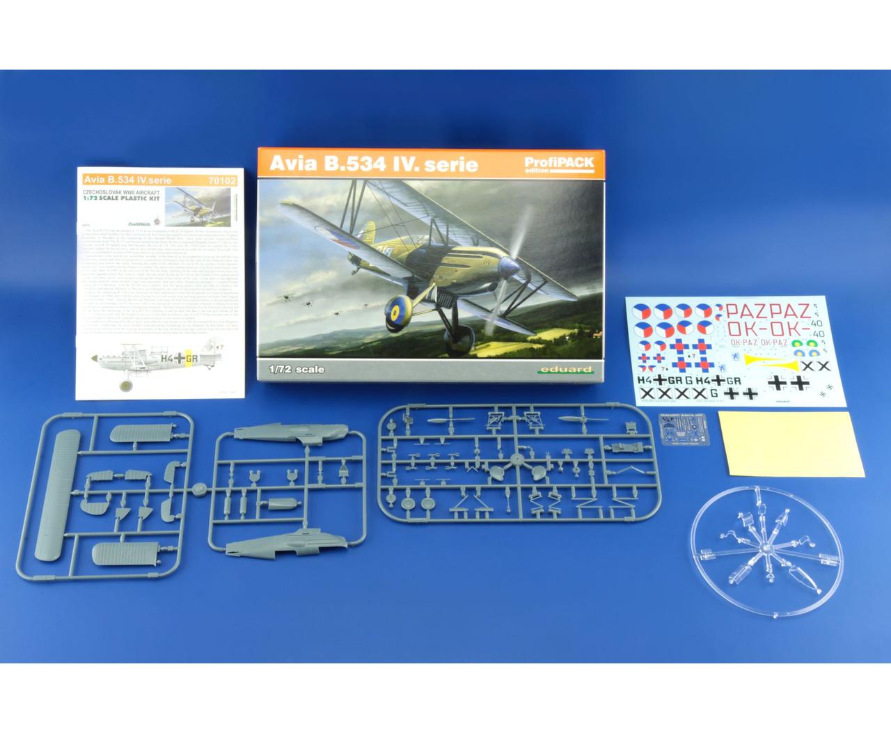 アヴィア B.534 IV. シリーズ 1/72 - エデュアルドeショップ