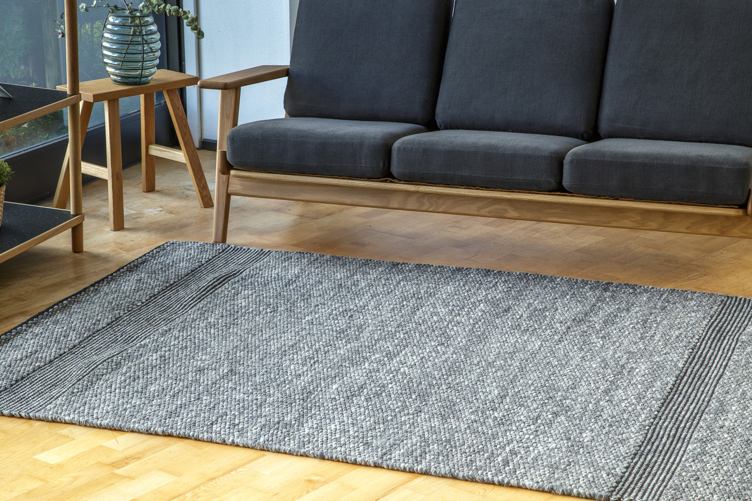 ウールラグ】ペドロ 140x200cm デニムグレー | 高品質なデザイナーズ