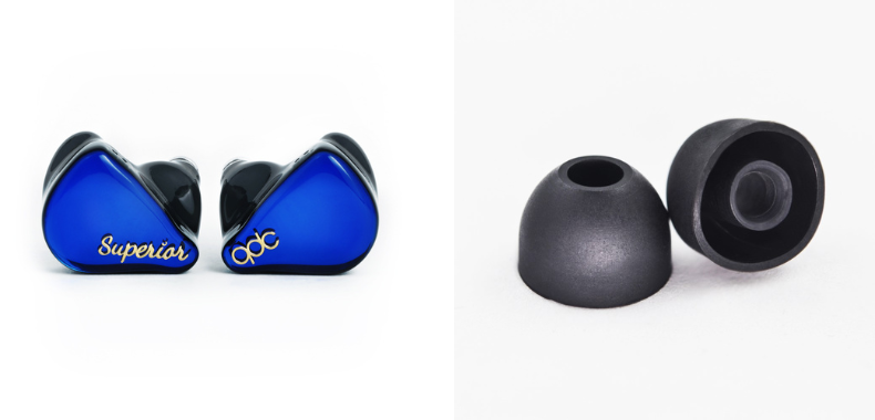 qdc「SUPERIOR」から新色『Azure Blue』とイヤーピース『qdcTips Soft