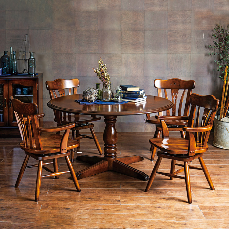 回転式アームチェア CC1834 コロニアルウォールナット 通販 | 【公式