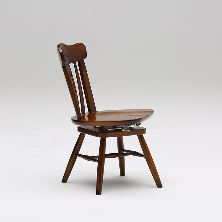 回転式アームレスチェア CC1837 コロニアルウォールナット 通販