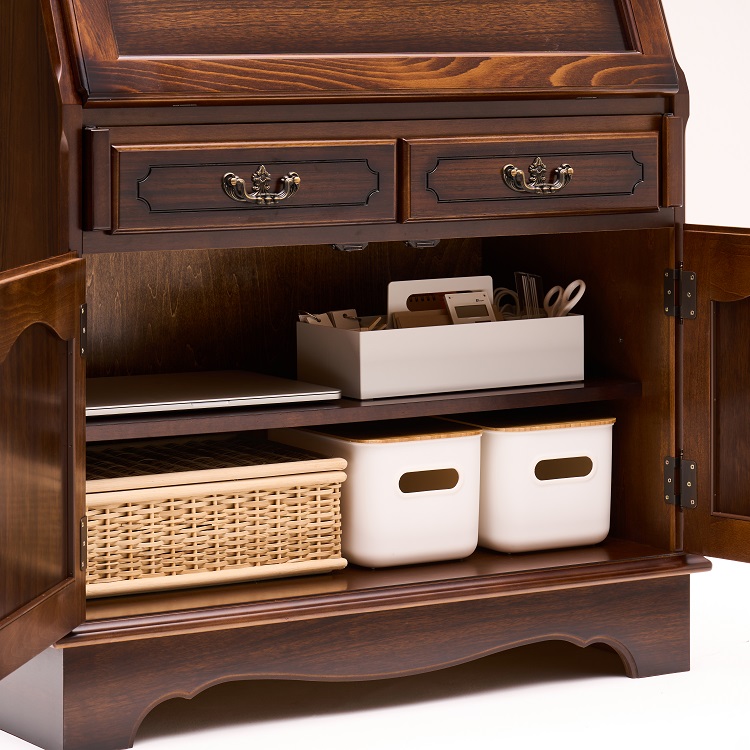 ライティングビューロー QC3001 コロニアルウォールナット 通販