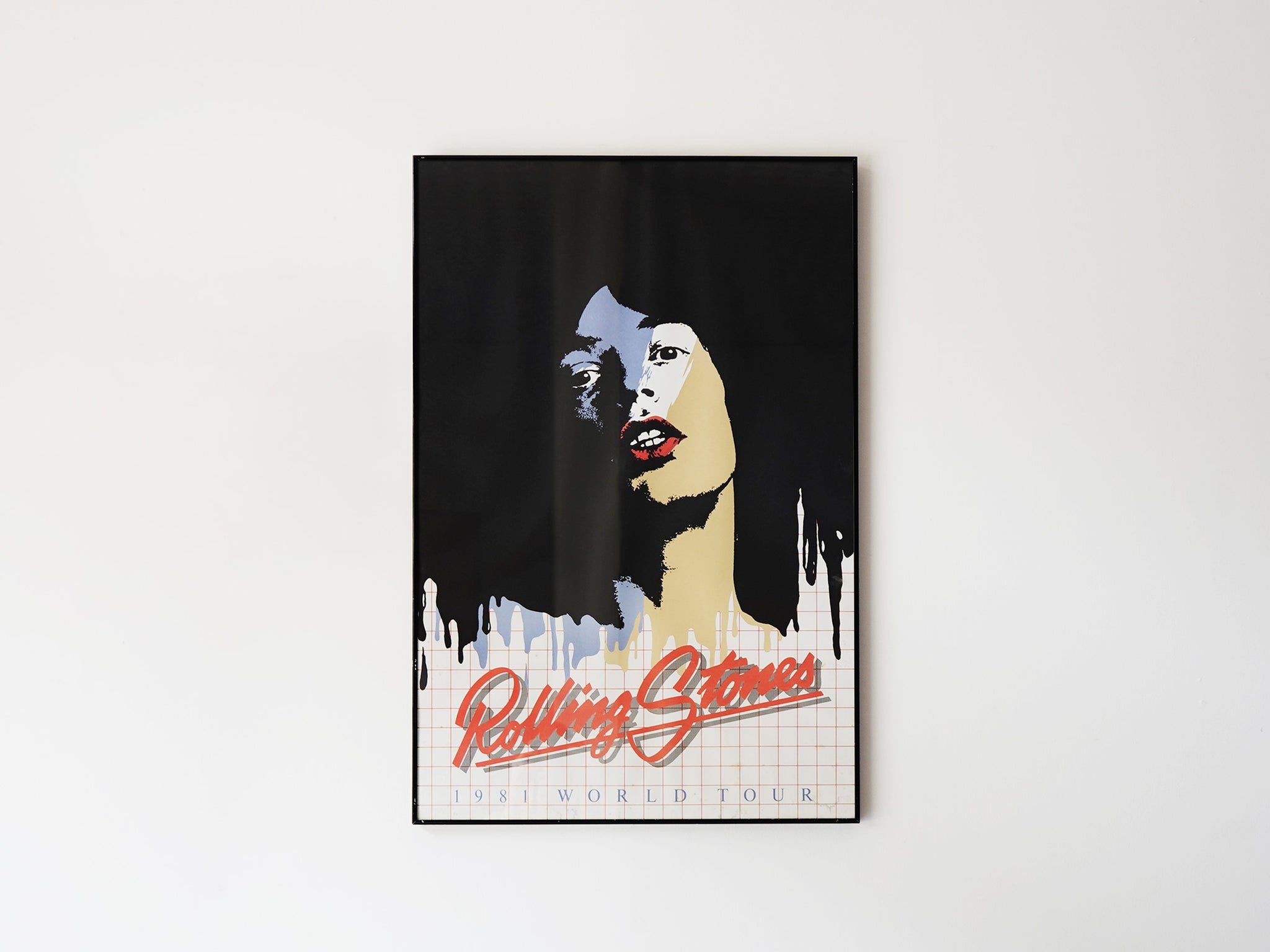 ローリング・ストーンズ 1981年ワールドツアーポスター ヴィンテージ