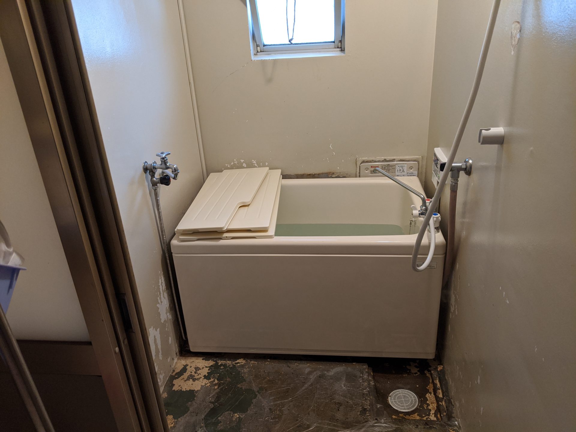 リンナイふろがま壁貫通タイプ風呂釜バランス釜 RUX-HV161