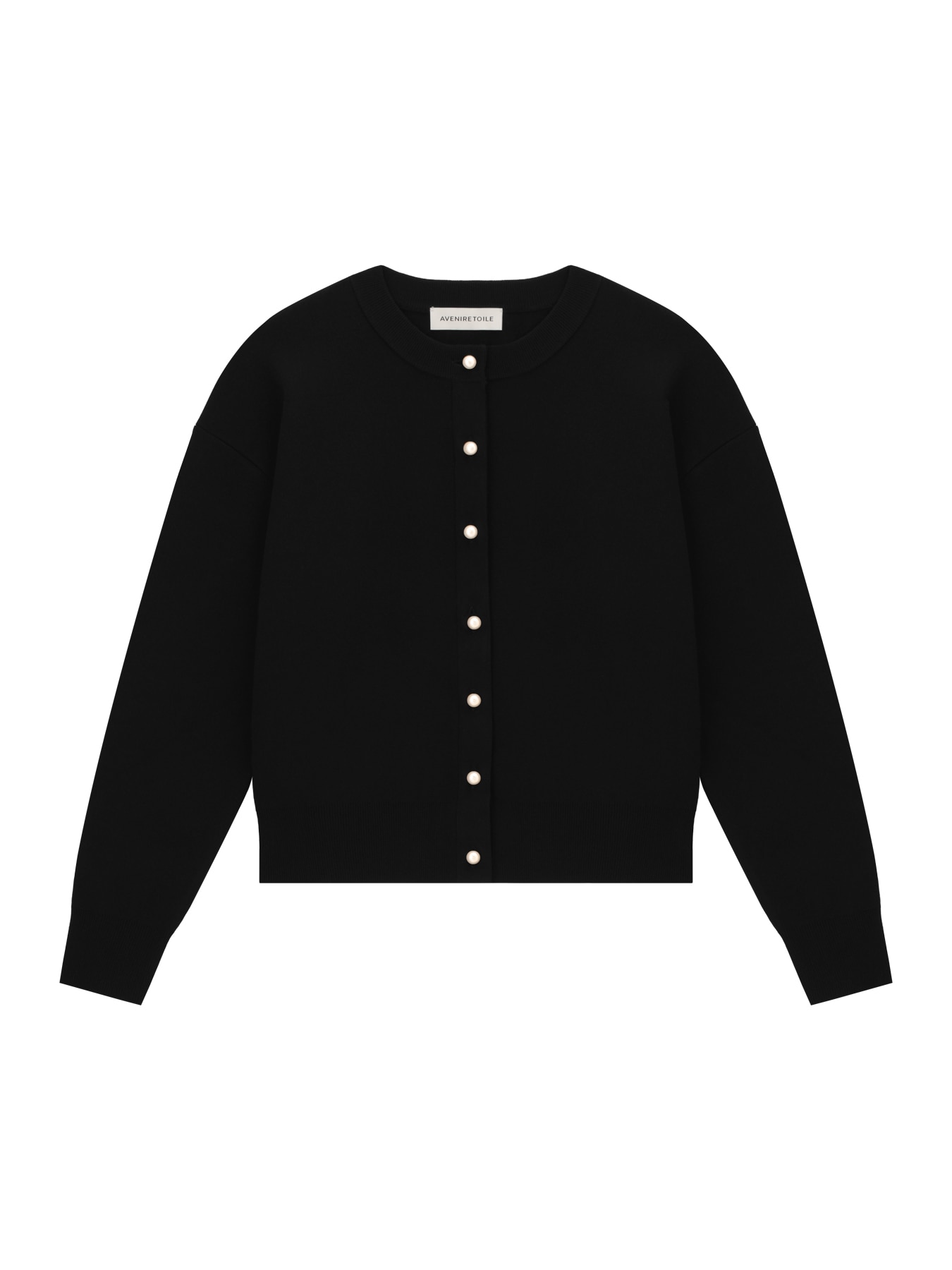 パールボタンベーシックニットカーディガン: AVENIRETOILE公式通販