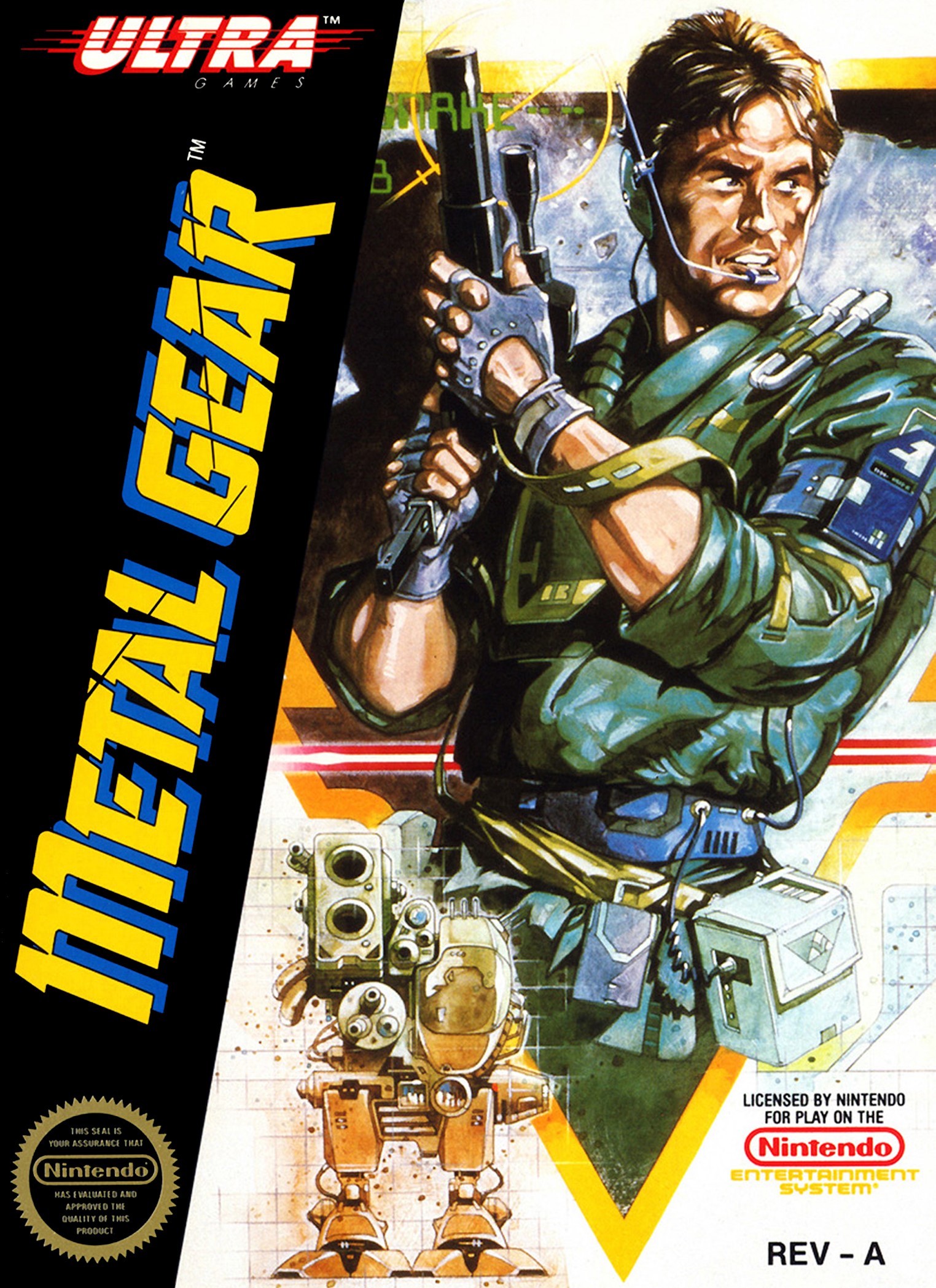 Metal Gear [メタルギア] (video game, NES, 1988) reviews & ratings