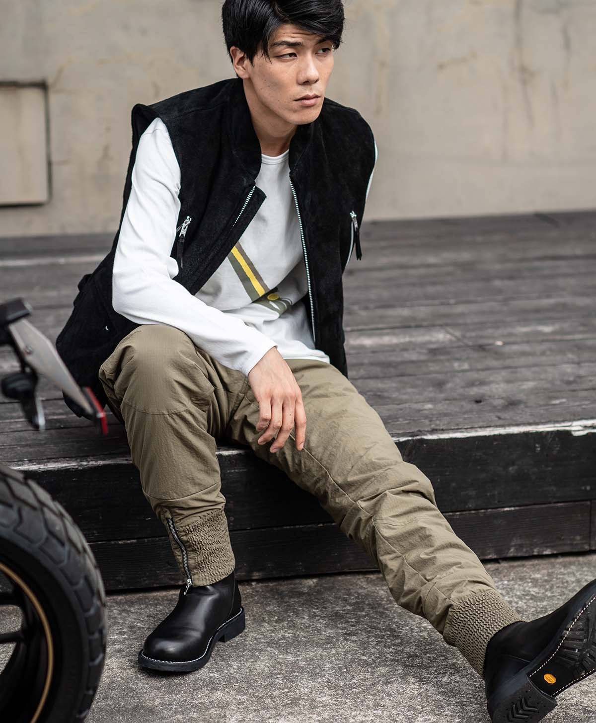 革ベスト レザーダウン ベスト｜カドヤ公式オンラインショップ｜RIDERS