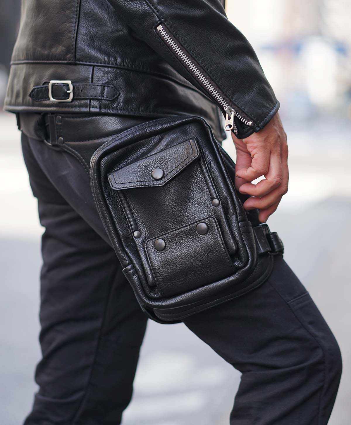 レッグバッグ レザー｜カドヤ公式オンラインショップ｜HF LAB/LSP-2WAY