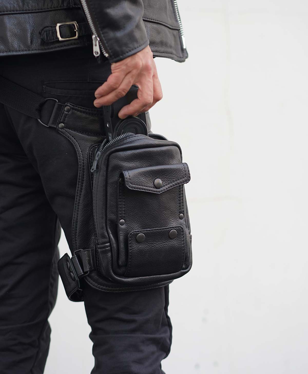 レッグバッグ レザー｜カドヤ公式オンラインショップ｜HF LAB/LSP-2WAY