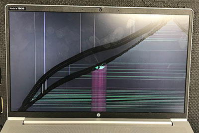 HP ProBook 450 G10】床に落として液晶が割れた！液晶パネル交換で画面