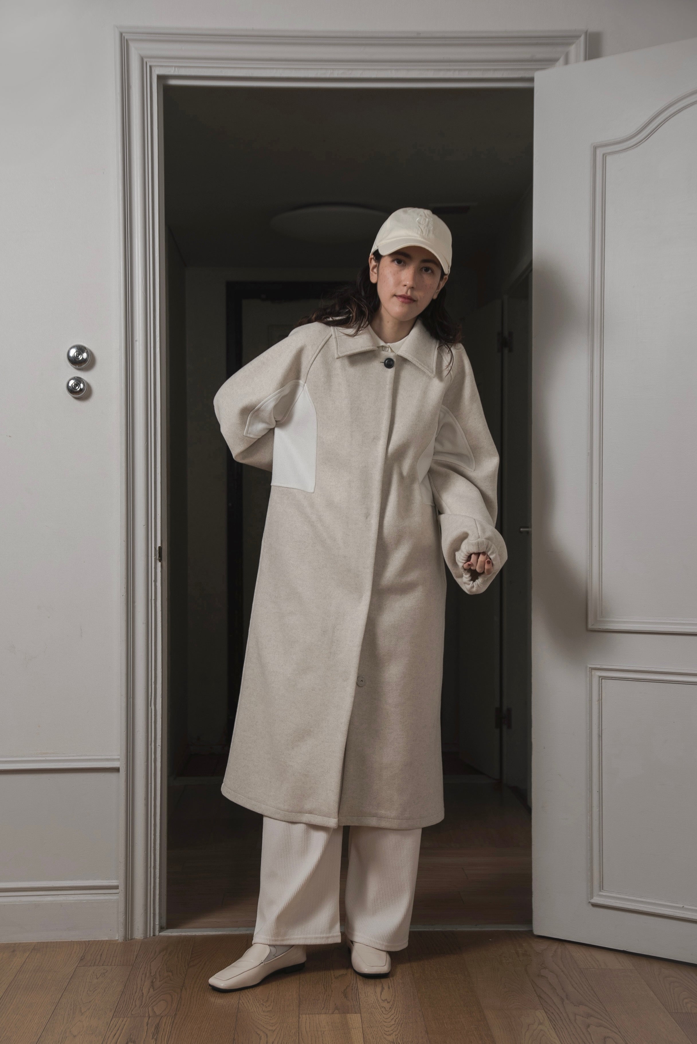 side different material coat – eim online（エイム オンライン）